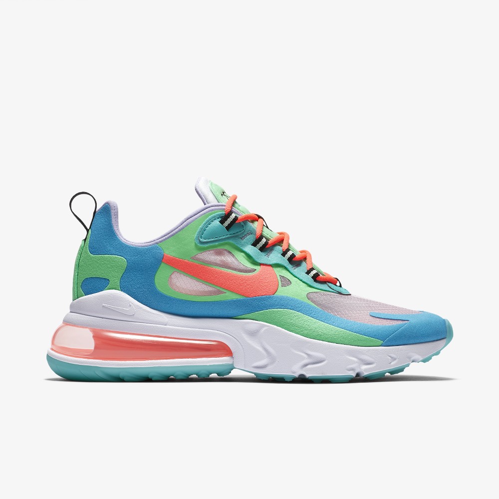 Nike air max 270 react - women's electro hotsell green/flash crimson/blue lagoon/jade